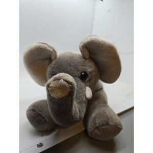 Aurora ELEPHANT 16" Laying Plush Stuffed Animal Toy Soft